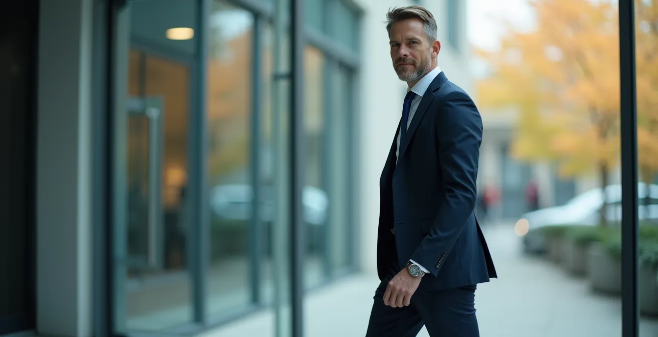 Evolution des Anzugstils über verschiedene Karrierestufen